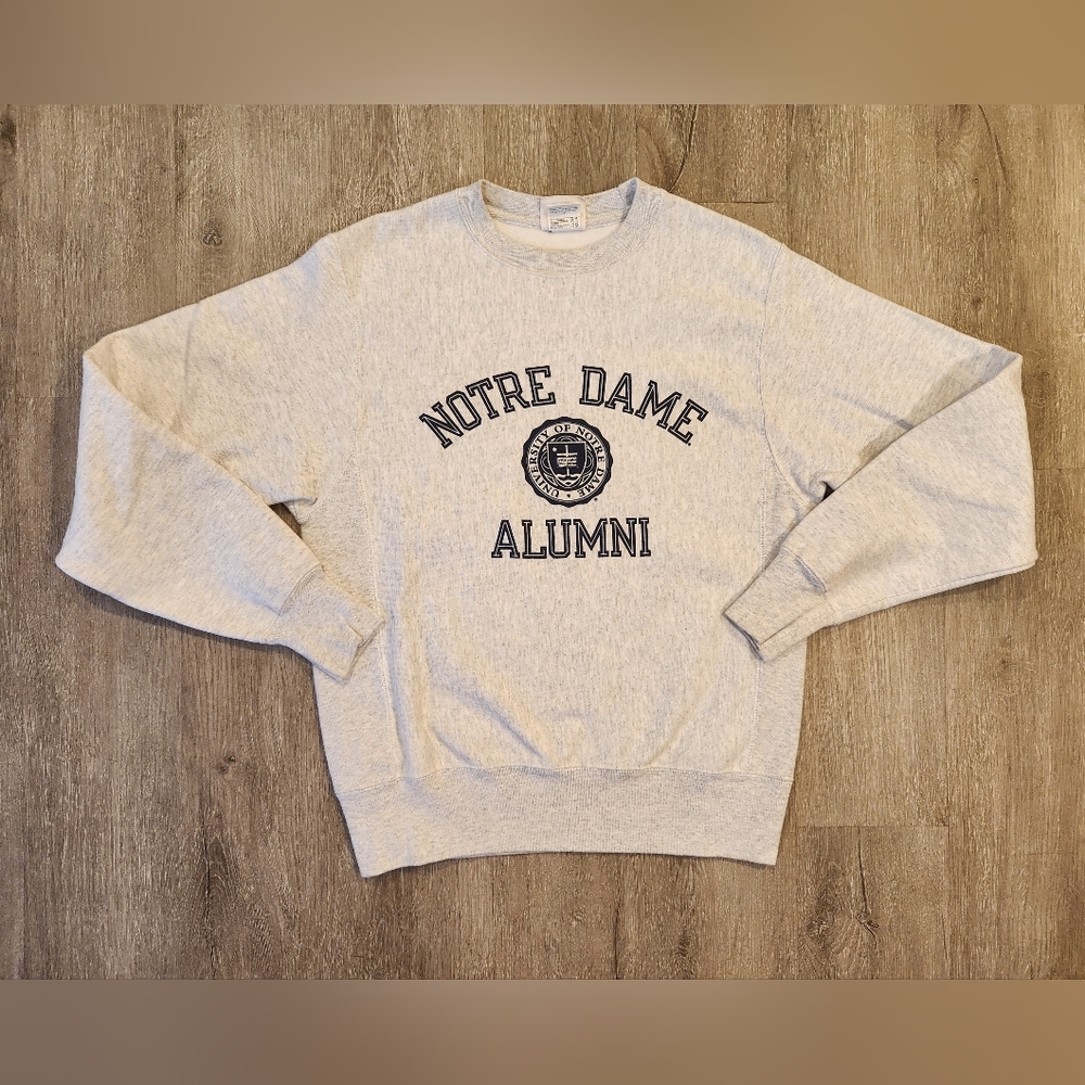 Vintage Champion Reverse Weave Notre Dame Alumni Sweatshirt Crewneck Mens Small